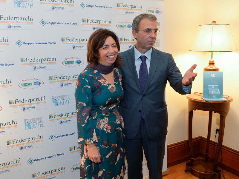 Ministro Ambiente Sergio Costa con DG DPN Maria Carmela Giarratano