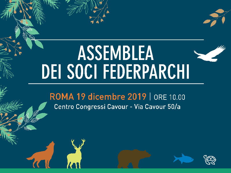 L’assemblea dei soci di Federparchi - Europarc Italia sarà convocata a Roma per il 19 dicembre alle ore 10