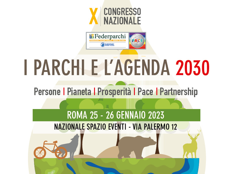 I Parchi e l’Agenda 2030, a Roma 25 e 26 gennaio il X Congresso Federparchi