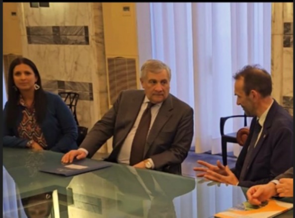 Federparchi incontra vicepremier Tajani alla Farnesina